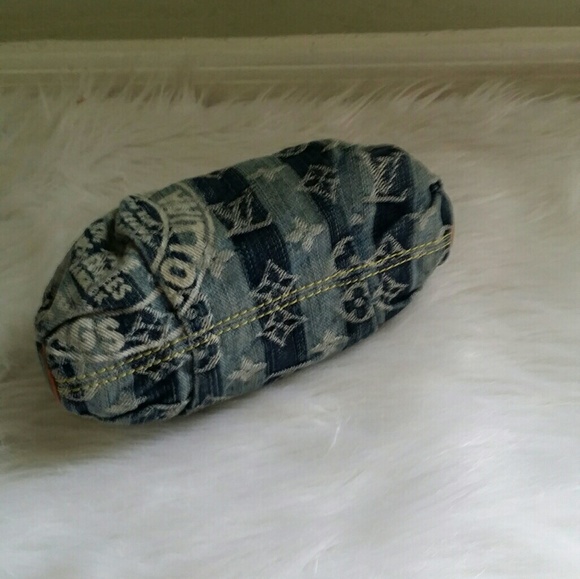 AUTH LV Denim  Trousse Raye cosmetic pouch - Picture 4 of 4